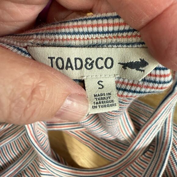 Toad & Co Womens Daisy Ribbed Striped Tank Top Multicolor S Granolagirl Casual - Picture 6 of 11